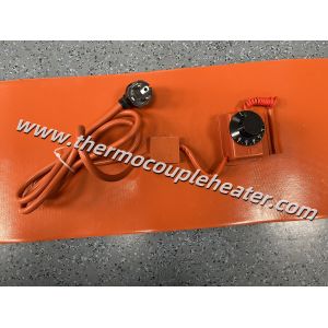 China Flexible Heating Solution: Flat Silicone Pad Heater With Integrated Thermostat wholesale