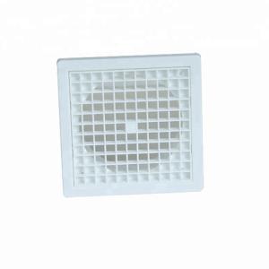 Air Conditioning Double Deflection Plastic Ventilation Diffuser with Exhaust Fan Grills