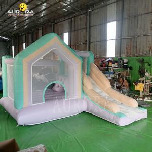 China Factory Price Children Outdoor Indoor Inflatable Bouncing Castle With Slide supplier