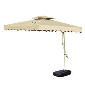 OEM Patio Umbrella With Base Aluminum Cantilever Patio Umbrella