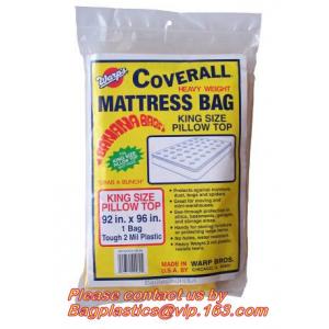 China Sofa Plastic Car Seat Covers Mattress Protector Bag For Storage Tensile Strength supplier