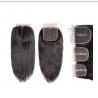 China 4X4 5x5 6x6 Straight Cambodian Virgin Hair Lace Closure Natural Color wholesale