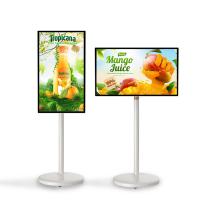 China 32 Inch Floor Standing Digital Signage For Fitness Classes Video Calls Gaming on sale