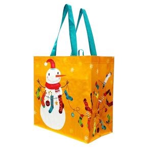 Eco Shopping Tote Bag Reusable Christmas Non Woven Bag For Gift