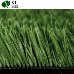 Synthetic Artificial Grass For Football Ground Garden PE Monofilament Material