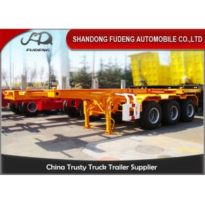 China Tri Axles Chassis Container Trailer For  40ft Container Transportation supplier