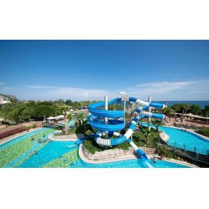 15m Height Fiberglass Pool Slide Water Theme Splash Amusement Park Equipment For Children