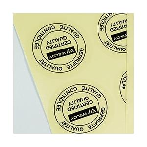 Clear Vinyl Material Custom Adhesive Label Stickers Sheets Flexo Printing