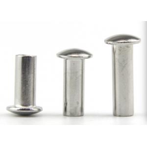 China Nickel Plated  Brake Lining Rivets , Semi Tubular Hollow End Rivets supplier