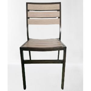 Outdoor patio furniture Outdoor dining chair hotel restaurant canteen coffee wooden dining chair---6035