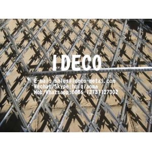 China Welded Ripper Razor Mesh Fences, Barbed Flat Wrap Welded Mesh, Razor Blade Mesh, Monkey Proof Fencing wholesale