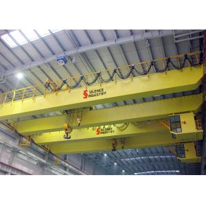 Customized Double Beam Bridge Crane 20 Ton With Overload Protection Device