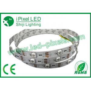 China 20leds / m DC5V Ws2812B LED Strip Addressable SMD5050 RGB Pixel Strip supplier