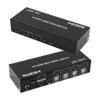 China No Delay HDMI KVM Switch 4 Port  Ip Kvm Hdmi Support Hot Keys Auto Switching on sale