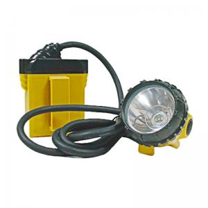 China 25000lux Rechargeable Mining Cap Lamps 800mA 348lum Corded Miner Headlamp supplier