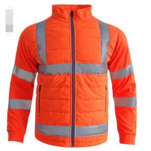Thick Mens Reflective Jacket For Fall / Winter All Size Available Custom Brand