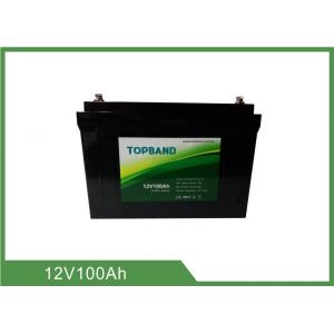 China 12 Volt RV Deep Cycle Battery Camping Car Solar Trailer Low Temp With CE UN38.3 Approval supplier