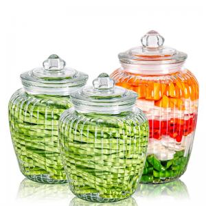 Wide Mouth Airtight Fermenting Glass Food Canister