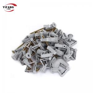China Anti Aging Plastic Wall Anchors Butterfly Rawl Plugs For Concrete Walls supplier