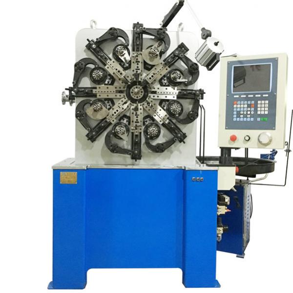 Three To Four Axis Spring Forming Machine , Spring Maker Machine High Precision