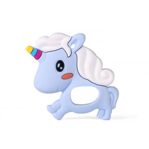 China Safe Silicone Baby Products , Unicorn Shape Silicone Baby Teether , BPA Free , Food Safety wholesale