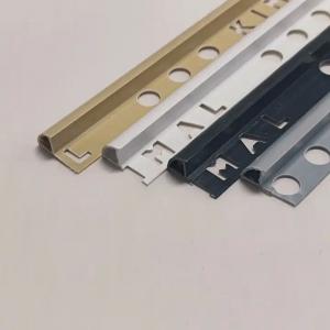 Corner Aluminium Tile Strip Custom PVC Plastic Strip Tile Trim Fireproof