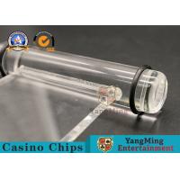 China Upright Acrylic Cash Box Slot Gambling Vip Club Dedicated Table Accessories For Tip on sale