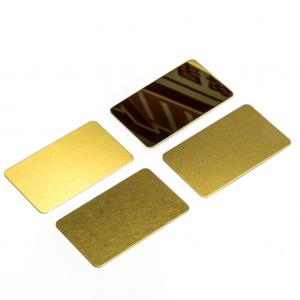AISI Mirror Stainless Steel Sheets Gold Blue Super Mirror 8K Finish