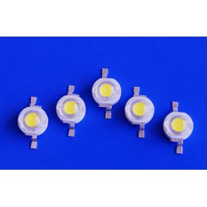 China White Color 1w High Power LED , 140LM led 1w high power Bridgelux Chip wholesale