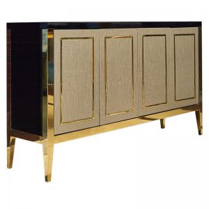 China 5 Star Hotel Style Bedroom Furniture , High Endmetal Frame Dresser Customized supplier