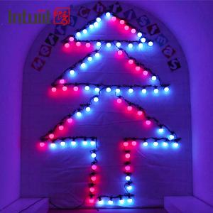 15m 20 Pixels Outdoor Stage Led RGB Lights Waterproof String Lamp For Decoration