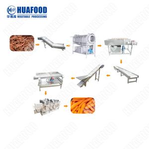 China Vegetable Machine/Baby Carrot Cutting Washing Peeling Drying Production Line/Carrot Peeler Machine Manufacturer supplier