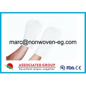 China Washmitt Bed body scrub gloves Pack of 8 Waterless , Rinse Free Glove Shaped Wipe supplier