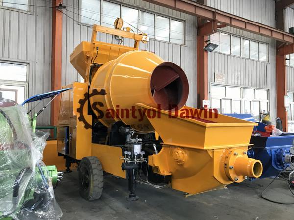Full Diesel Power Concrete Mixer with Pump Concrete Mixing Pump on Sale with