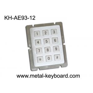 12 Keys Dot Matrix Dynamic Metal Keypad Access Control 4 x 3