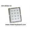 China 12 Keys Dot Matrix Dynamic Metal Keypad Access Control 4 x 3 wholesale