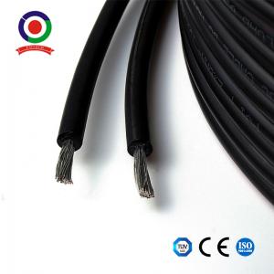 China XLPE Jacket 12AWG Solar PV Cable Wire Copper Conductor Red / Black Color supplier