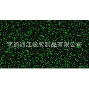 Green flecks vulcanized environmental epdm rubber floor mat/roll