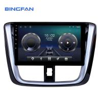 China 10 split screen 4G Octa Core Stereo GPS Navigation Android 10 car rear view monitor for 2014-2017 TOYOTA VIOS Yaris on sale