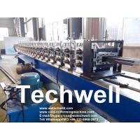 China 380V Storage Rack Roll Forming Machine Double Layer With Cr12Mov Cutting on sale