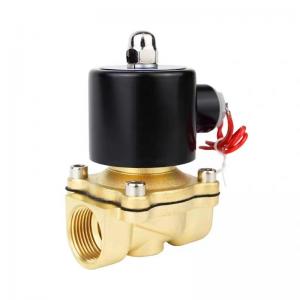 China Full Bore 2W Normally Closed Brass Electric Magnetic Valve for Industrial Applications supplier