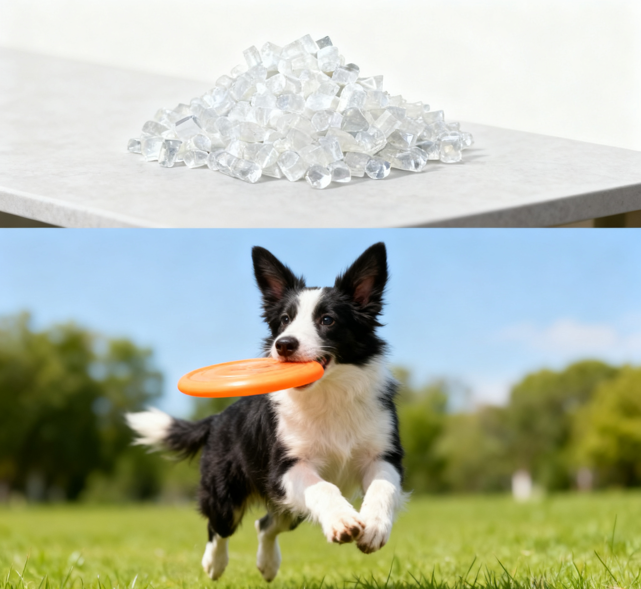 China Durable Chewable Odor-Free for Indoor Interaction/Outdoor Fetch Dog Toys TPE Granule supplier