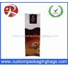 500ml Plastic Coffee Packaging Bags For Powder , Resealable Stand Up Pouches
