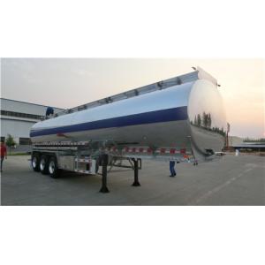 Aluminum Alloy Tanker Heavy Duty Semi Trailers 20 Tons With 3 BPW Axles 12 Wheels