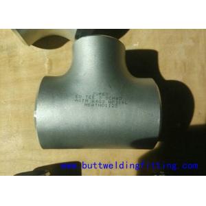 China ASME B16.9 Std XS XXS Carbon Steel / Stainless Steel Tee 1 inch - 48 inch supplier