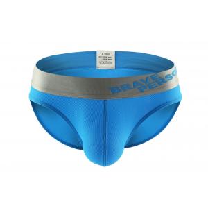 Blue Mens Sexy Underwear Sexy Fashion Sport Panties Plus Size Nylon Boxer Briefs