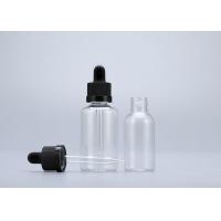 China E Liquid 100% PET Plastic Dropper Bottles With Childproof Caps on sale