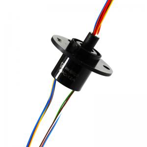 China Capsule Slip Rings 240 VAC 12 Circuits 2A 300 Rpm Rotating Speed supplier