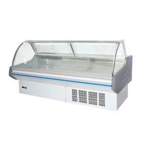 China Low Energy Lighting Meat Shop Food Display Refrigerator Open Display Cooler supplier