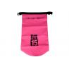 Durable Buckles Pink Dry Gear Bag , Lightweight Dry Packs For Canoeing